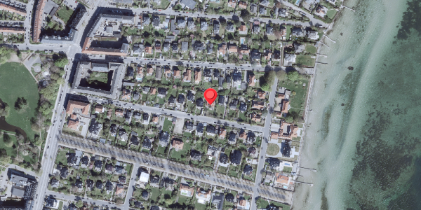 Oversvømmelsesrisiko fra vandløb på Gardes Alle 27, . , 2900 Hellerup