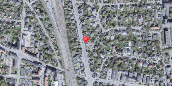 Oversvømmelsesrisiko fra vandløb på Gersonsvej 8, 2900 Hellerup