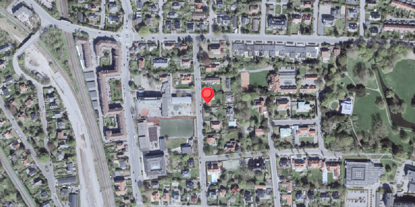 Oversvømmelsesrisiko fra vandløb på Gruts Alle 12A, 2900 Hellerup