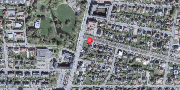 Oversvømmelsesrisiko fra vandløb på Hambros Alle 2, . , 2900 Hellerup