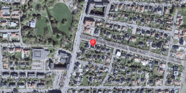 Oversvømmelsesrisiko fra vandløb på Hambros Alle 4, . , 2900 Hellerup