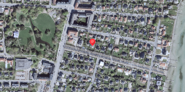 Oversvømmelsesrisiko fra vandløb på Hambros Alle 7, . , 2900 Hellerup