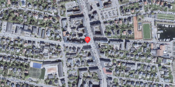 Oversvømmelsesrisiko fra vandløb på Hellerupvej 2A, 2. th, 2900 Hellerup