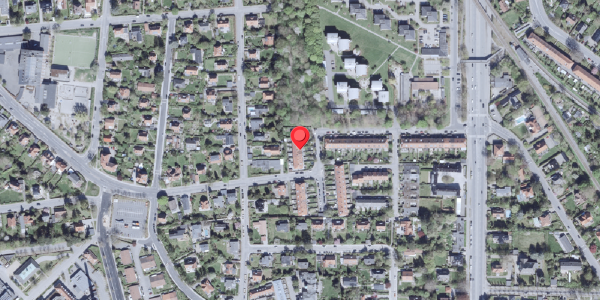 Oversvømmelsesrisiko fra vandløb på Hesselvang 19, 2900 Hellerup
