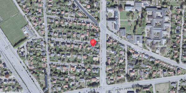 Oversvømmelsesrisiko fra vandløb på Hvilevej 1, . , 2900 Hellerup