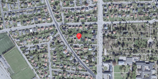 Oversvømmelsesrisiko fra vandløb på Hyrdevej 8, 2900 Hellerup