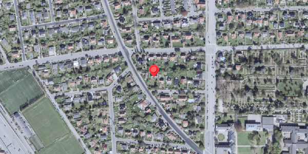 Oversvømmelsesrisiko fra vandløb på Hyrdevej 12, 2900 Hellerup