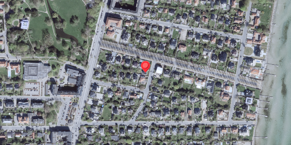 Oversvømmelsesrisiko fra vandløb på Jacobsens Alle 5, 2900 Hellerup