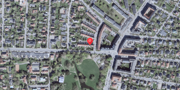Oversvømmelsesrisiko fra vandløb på Kameliavej 3, 2900 Hellerup