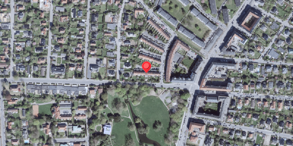 Oversvømmelsesrisiko fra vandløb på Kameliavej 7, 2900 Hellerup