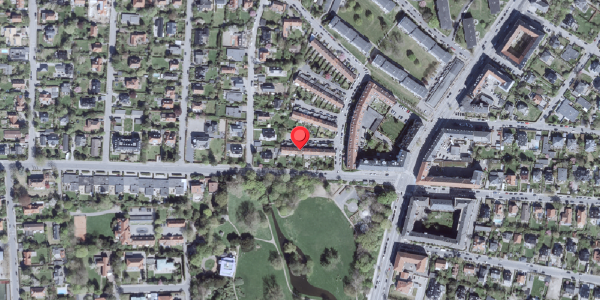 Oversvømmelsesrisiko fra vandløb på Kameliavej 9, 2900 Hellerup