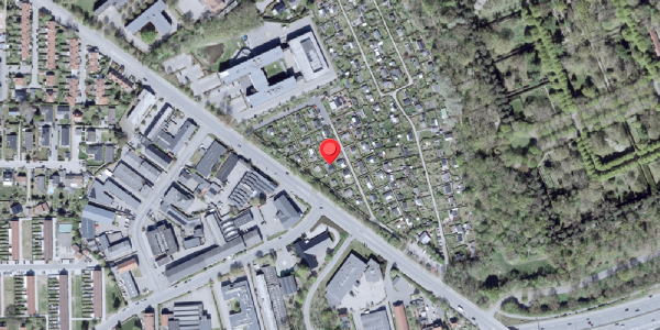 Oversvømmelsesrisiko fra vandløb på Knæbjerget 17, 2820 Gentofte