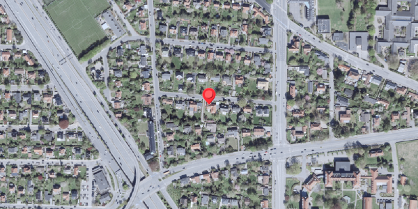 Oversvømmelsesrisiko fra vandløb på Lundely 11, 2900 Hellerup