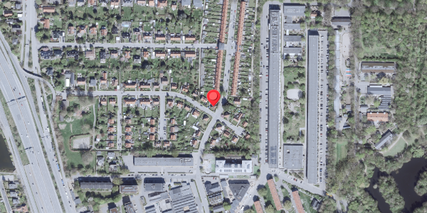 Oversvømmelsesrisiko fra vandløb på Lundeskovsvej 33, 2900 Hellerup