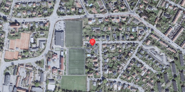 Oversvømmelsesrisiko fra vandløb på Mantziusvej 17, 2900 Hellerup