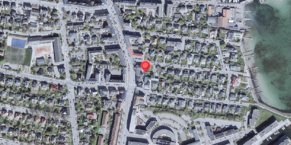 Oversvømmelsesrisiko fra vandløb på Marievej 4B, 2900 Hellerup