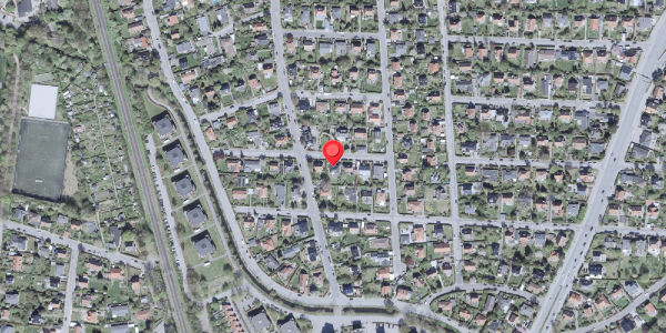 Oversvømmelsesrisiko fra vandløb på Polarvej 7, 2900 Hellerup