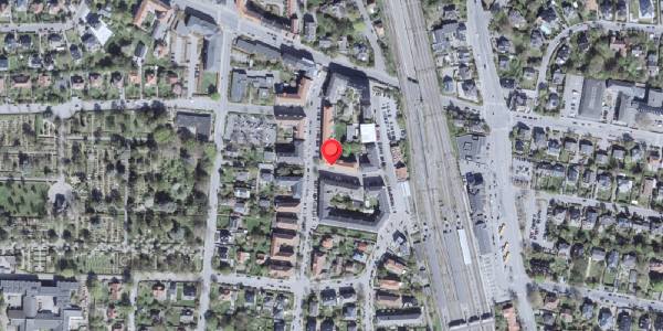Oversvømmelsesrisiko fra vandløb på Rakelsvej 6, 2. th, 2900 Hellerup