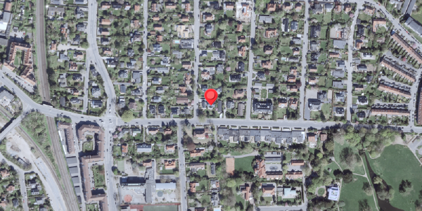 Oversvømmelsesrisiko fra vandløb på Almevej 2, 2900 Hellerup
