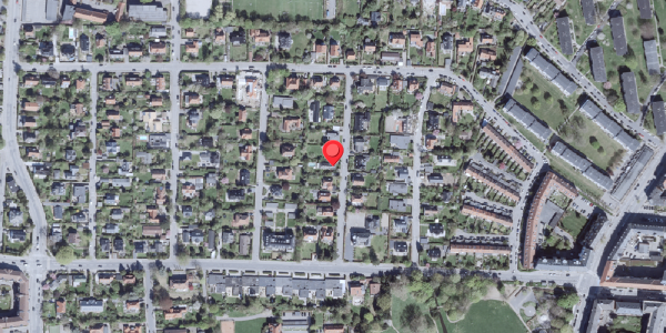 Oversvømmelsesrisiko fra vandløb på Valbirkvej 9, 2900 Hellerup