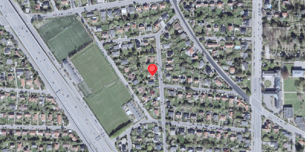 Oversvømmelsesrisiko fra vandløb på Vespervej 14, 2900 Hellerup