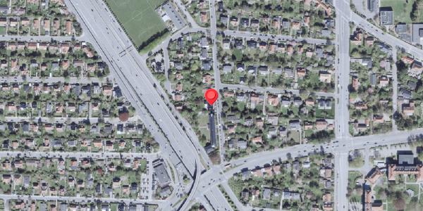 Oversvømmelsesrisiko fra vandløb på Vespervej 36A, 2900 Hellerup