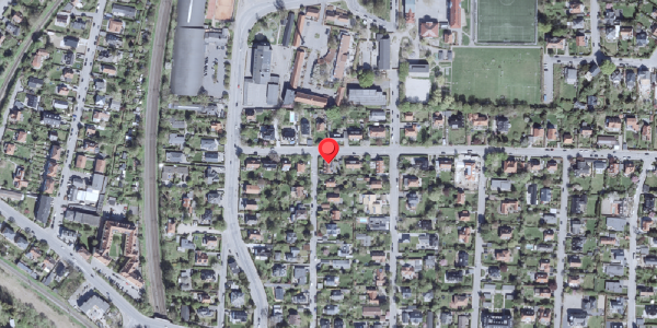 Oversvømmelsesrisiko fra vandløb på Vingårds Alle 10, . , 2900 Hellerup