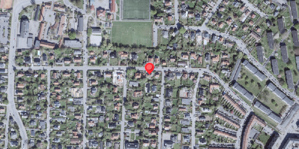 Oversvømmelsesrisiko fra vandløb på Vingårds Alle 26, . , 2900 Hellerup