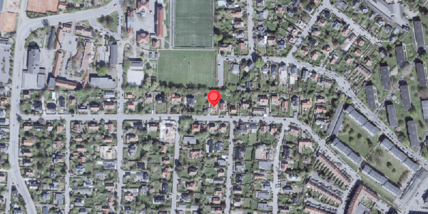 Oversvømmelsesrisiko fra vandløb på Vingårds Alle 27, 2900 Hellerup