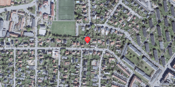 Oversvømmelsesrisiko fra vandløb på Vingårds Alle 33, 2900 Hellerup