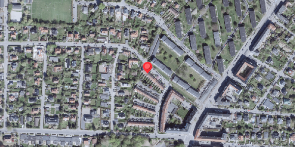 Oversvømmelsesrisiko fra vandløb på Vingårds Alle 50, . , 2900 Hellerup