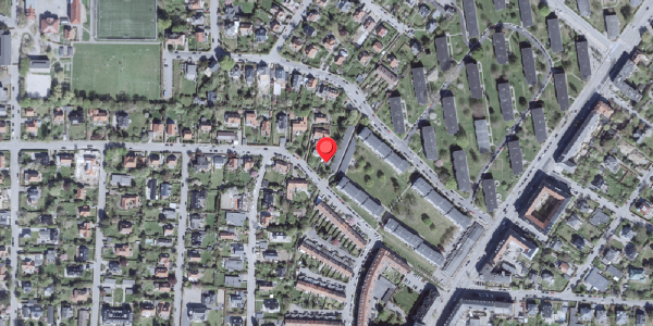 Oversvømmelsesrisiko fra vandløb på Vingårds Alle 53, . , 2900 Hellerup
