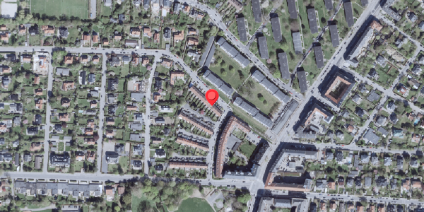 Oversvømmelsesrisiko fra vandløb på Vingårds Alle 62, . , 2900 Hellerup