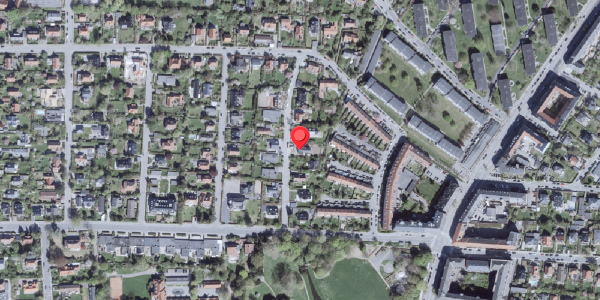 Oversvømmelsesrisiko fra vandløb på Vinrankevej 8, 2900 Hellerup