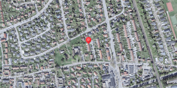 Oversvømmelsesrisiko fra vandløb på Høtoften 11, 2830 Virum