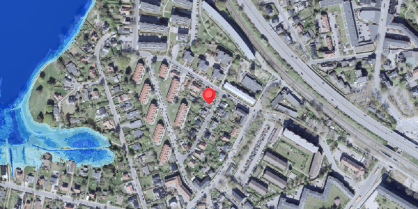 Oversvømmelsesrisiko fra vandløb på Sofievej 2, . , 2800 Kongens Lyngby