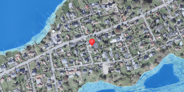 Oversvømmelsesrisiko fra vandløb på Clacksvej 3, 2840 Holte