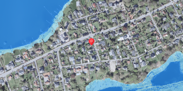 Oversvømmelsesrisiko fra vandløb på Clacksvej 4, 2840 Holte