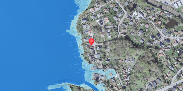 Oversvømmelsesrisiko fra vandløb på Fredskovvej 21, 2840 Holte