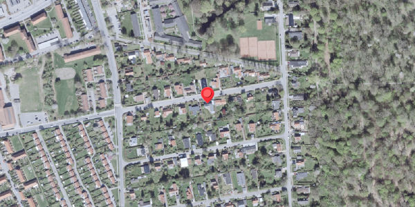 Oversvømmelsesrisiko fra vandløb på Fruerlund 28, . , 2850 Nærum