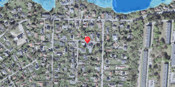 Oversvømmelsesrisiko fra vandløb på Geelsmark 1B, 2840 Holte