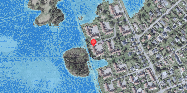 Oversvømmelsesrisiko fra vandløb på Granholmen 41, 2840 Holte