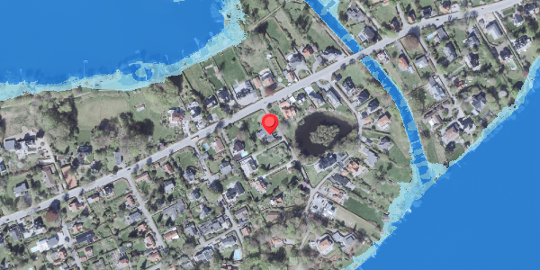 Oversvømmelsesrisiko fra vandløb på Mosevej 2, . , 2840 Holte