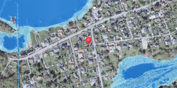 Oversvømmelsesrisiko fra vandløb på Parcelvej 4, 2840 Holte