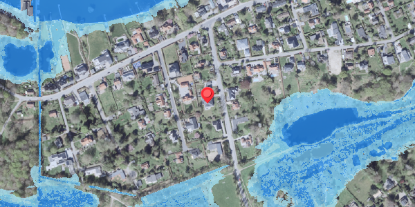 Oversvømmelsesrisiko fra vandløb på Parcelvej 10, 2840 Holte