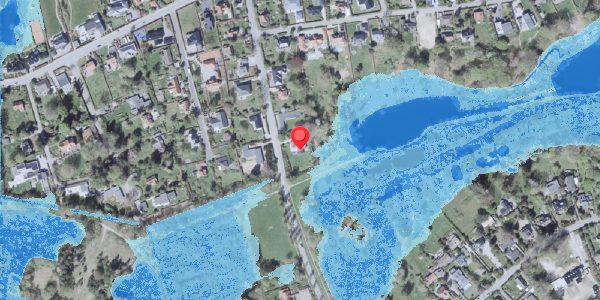 Oversvømmelsesrisiko fra vandløb på Parcelvej 13, 2840 Holte