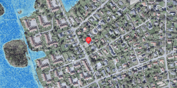 Oversvømmelsesrisiko fra vandløb på Parcelvej 39, 2840 Holte