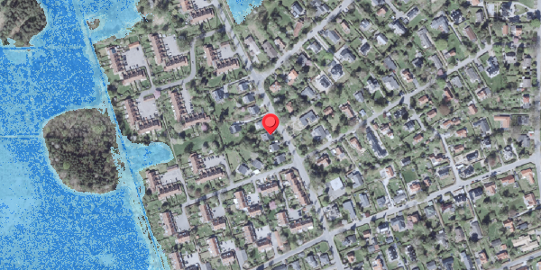 Oversvømmelsesrisiko fra vandløb på Parcelvej 56, . , 2840 Holte