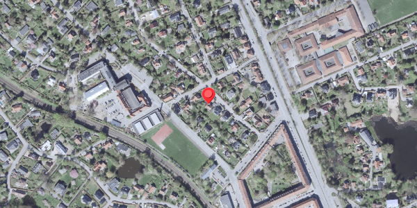 Oversvømmelsesrisiko fra vandløb på Solbakken 9, 2840 Holte
