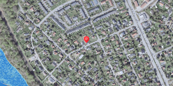 Oversvømmelsesrisiko fra vandløb på Toftevej 16, . , 2840 Holte